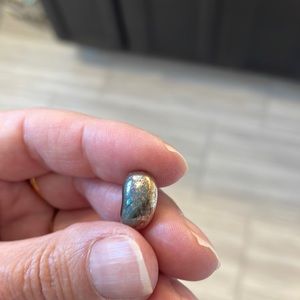Tiffany loose bean for necklace or bracelet. Sterling silver. In need of polish
